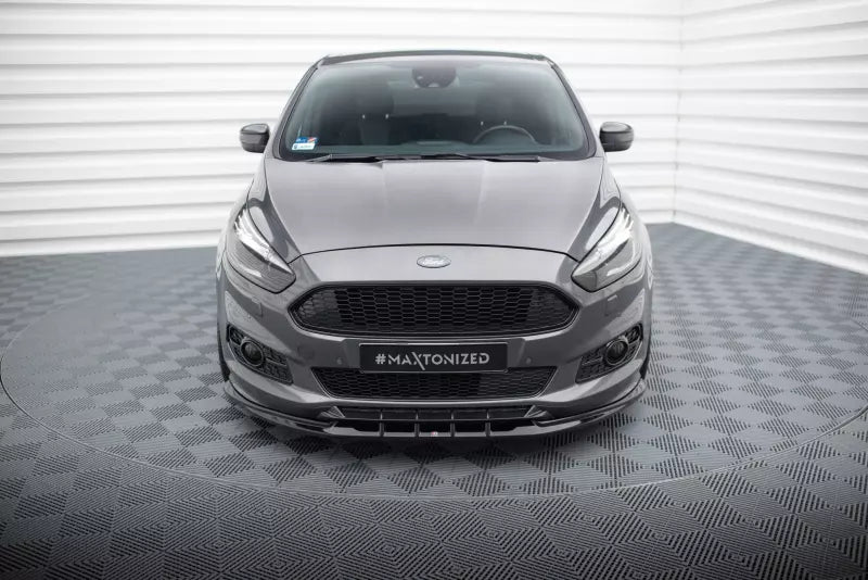 Maxton Design Frontlippe für Ford S-Max ST-Line Mk2 Hochglanz schwarz – Ansicht 2