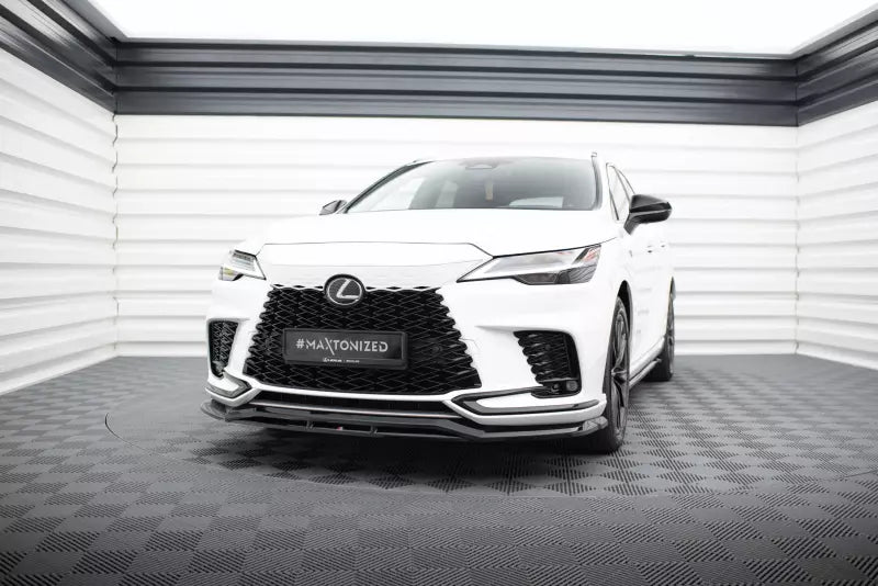 Maxton Design Frontlippe für Lexus RX F-Sport Mk5 Hochglanz schwarz – Ansicht 1