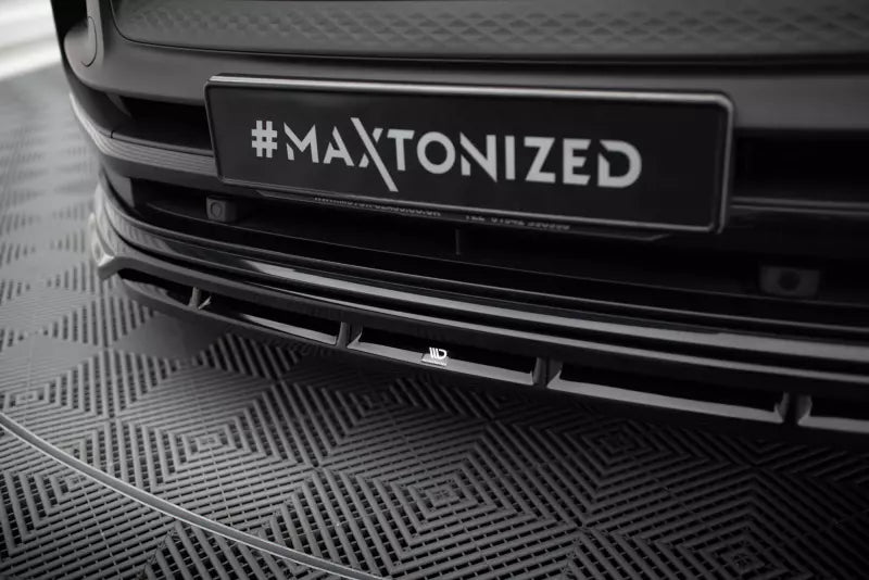 Maxton Design Frontlippe für Porsche Macan GTS Mk1 Facelift 2 Hochglanz schwarz – Ansicht 3