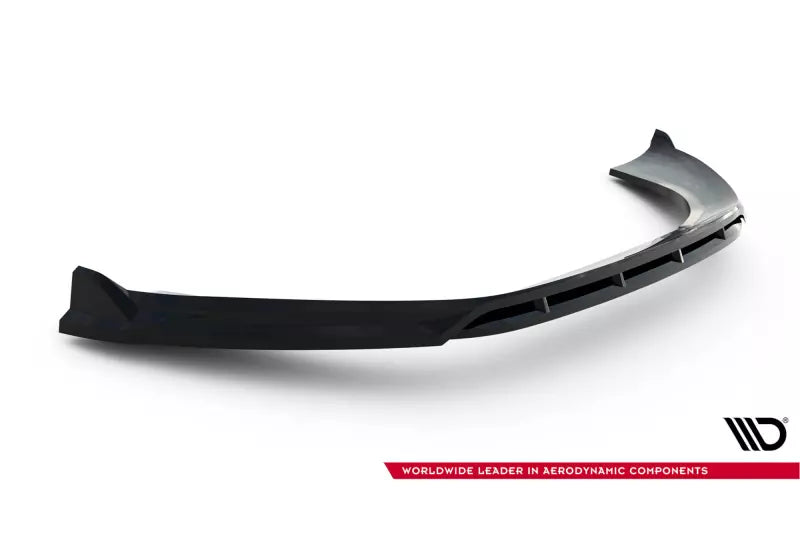 Maxton Design Frontlippe für Porsche Macan GTS Mk1 Facelift 2 Hochglanz schwarz – Ansicht 4