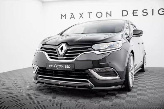 Maxton Design Frontlippe für Renault Espace Mk5 Facelift Hochglanz schwarz – Ansicht 1