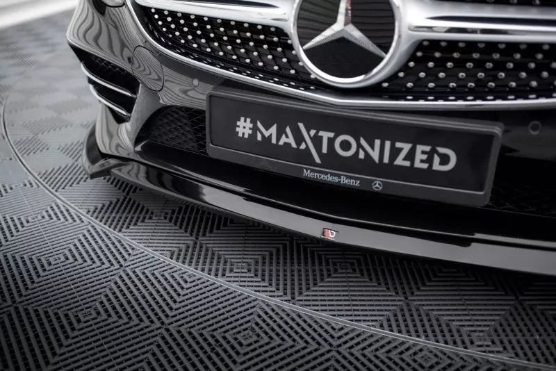 Maxton Design Frontlippe V.1 für Mercedes S Coupe AMG-Line C217 Facelift Hochglanz schwarz – Ansicht 3