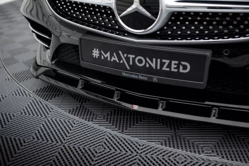 Maxton Design Frontlippe V.2 für Mercedes S Coupe AMG-Line C217 Facelift Hochglanz schwarz – Ansicht 3