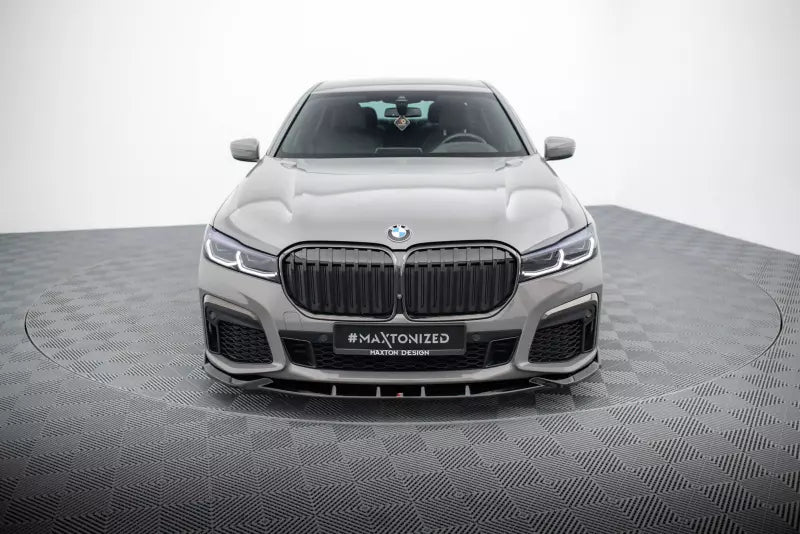 Maxton Design Frontlippe V.5 für BMW 7 G11 M-Paket Facelift Hochglanz schwarz – Ansicht 2