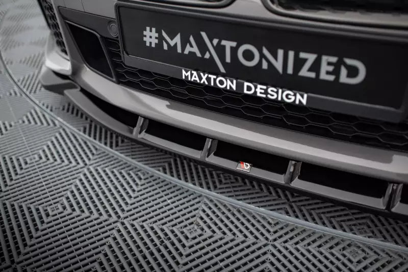 Maxton Design Frontlippe V.5 für BMW 7 G11 M-Paket Facelift Hochglanz schwarz – Ansicht 3