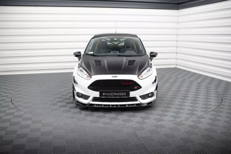 Maxton Design Frontlippe V.6 für Ford Fiesta ST Mk7 Facelift Hochglanz schwarz – Ansicht 2