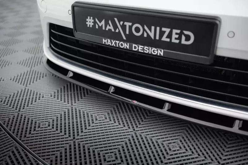 Maxton Design Frontlippe V.6 für VW Golf 7 R Hochglanz schwarz – Ansicht 3