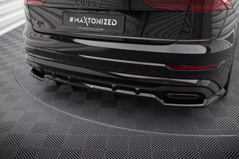Maxton Design Heckdiffusor für Audi SQ8 Mk1 Facelift Hochglanz schwarz – Ansicht 1