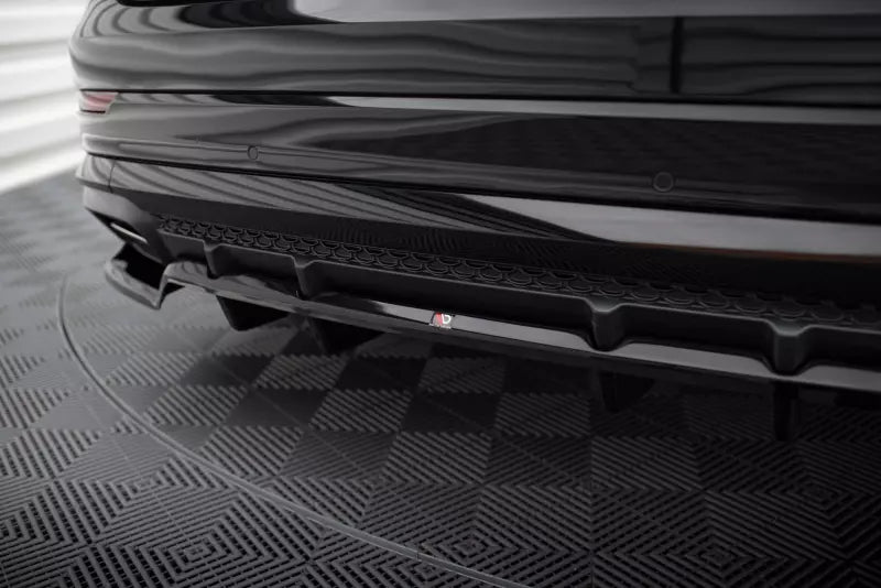Maxton Design Heckdiffusor für Audi SQ8 Mk1 Facelift Hochglanz schwarz – Ansicht 2