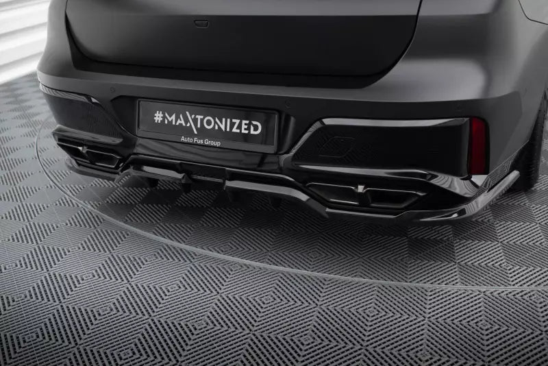 Maxton Design Heckdiffusor für BMW M760e G70 Hochglanz schwarz – Ansicht 3