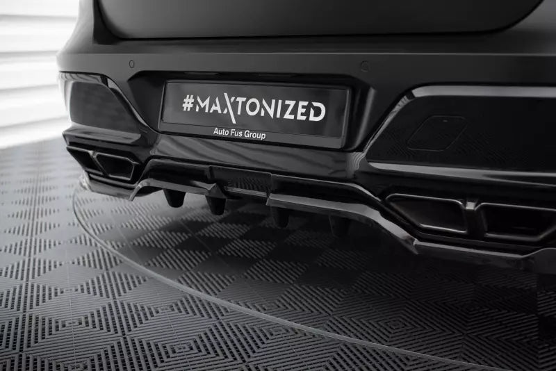 Maxton Design Heckdiffusor für BMW M760e G70 Hochglanz schwarz – Ansicht 4