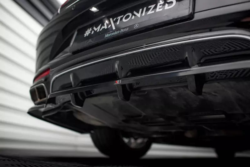 Maxton Design Heckdiffusor für Mercedes S Coupe AMG-Line C217 Facelift Hochglanz schwarz – Ansicht 2