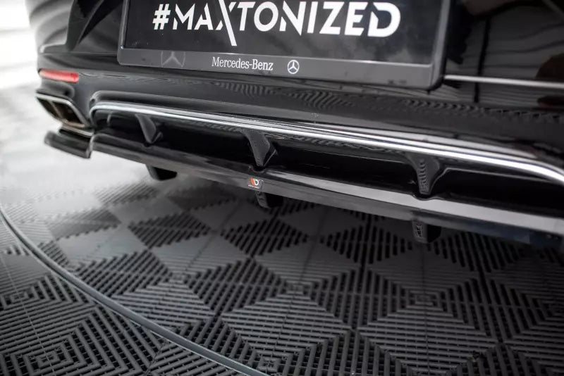 Maxton Design Heckdiffusor für Mercedes S Coupe AMG-Line C217 Facelift Hochglanz schwarz – Ansicht 4