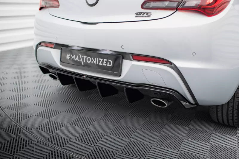 Maxton Design Heckdiffusor für Opel Astra GTC OPC-Line J Hochglanz schwarz – Ansicht 2