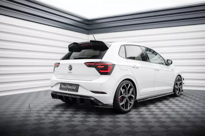 Maxton Design Heckdiffusor für VW Polo GTI Mk6 Facelift Hochglanz schwarz – Ansicht 1