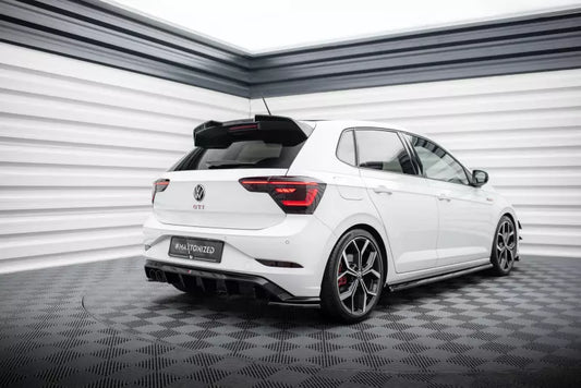 Maxton Design Heckdiffusor für VW Polo GTI Mk6 Facelift Hochglanz schwarz – Ansicht 1