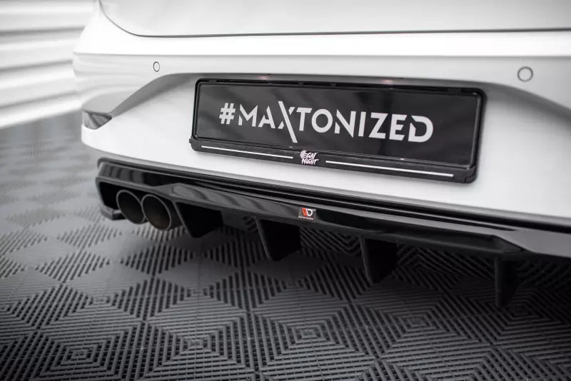 Maxton Design Heckdiffusor für VW Polo GTI Mk6 Facelift Hochglanz schwarz – Ansicht 3