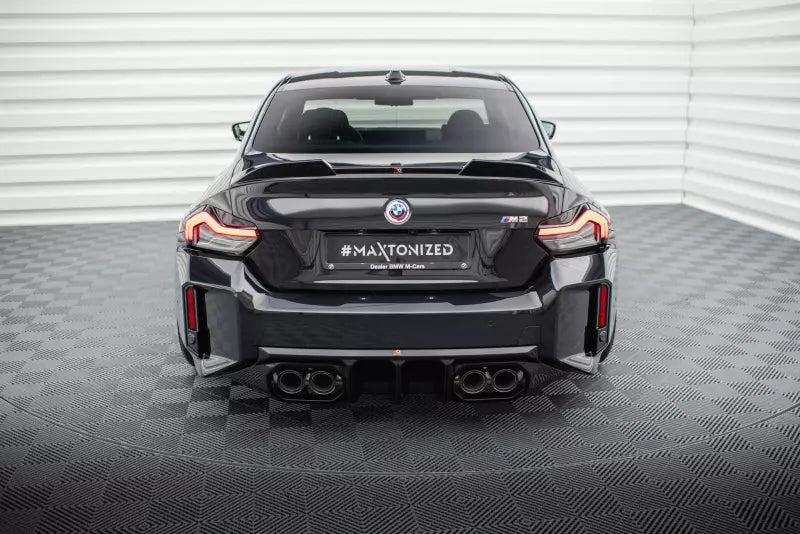 Maxton Design Heckdiffusor V.2 für BMW M2 G87 Hochglanz schwarz – Ansicht 1