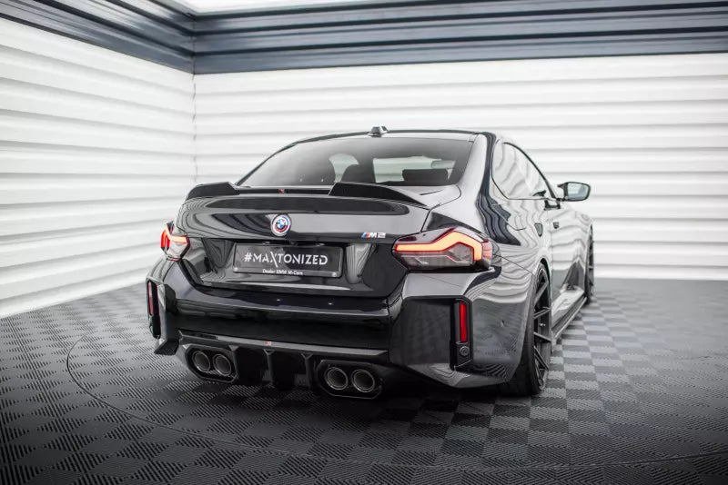 Maxton Design Heckdiffusor V.2 für BMW M2 G87 Hochglanz schwarz – Ansicht 2
