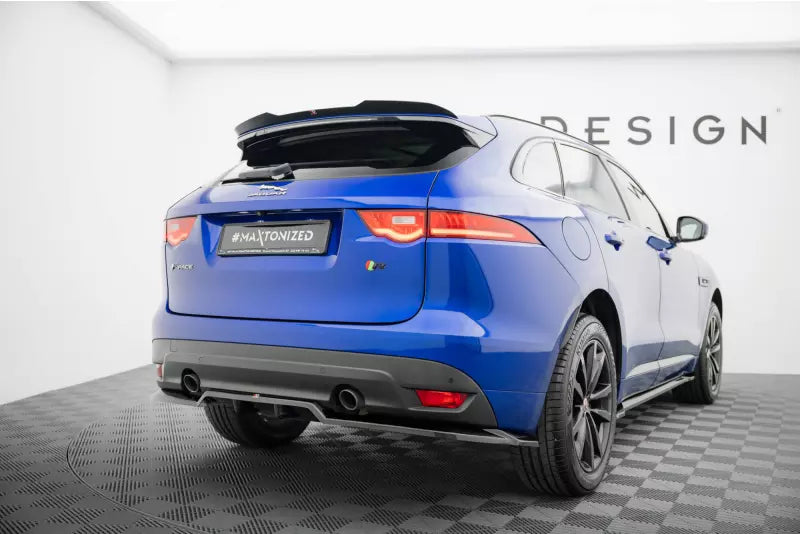 Maxton Design Heckspoiler Lippe für Jaguar F-Pace R-Sport Mk1 Hochglanz schwarz – Ansicht 2