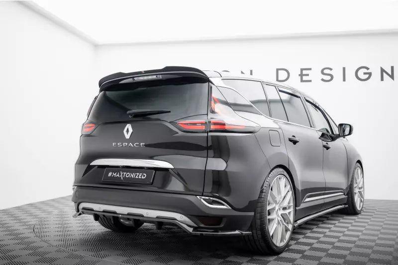 Maxton Design Heckspoiler Lippe für Renault Espace Mk5 Facelift Hochglanz schwarz – Ansicht 2