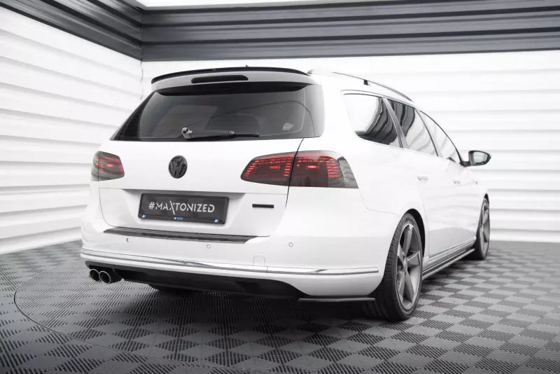 Maxton Design Heckspoiler Lippe für Volkswagen Passat Variant B7 Hochglanz schwarz – Ansicht 2