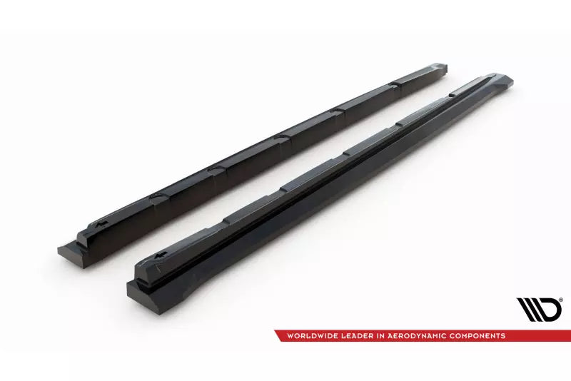 Maxton Design Seitenschweller (Paar) für Audi Q3 S-line 8U Hochglanz schwarz – Ansicht 4