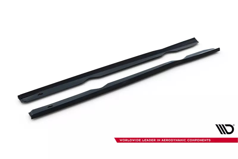 Maxton Design Seitenschweller (Paar) für Ford Fiesta ST / ST-Line Mk7 Hochglanz schwarz – Ansicht 4
