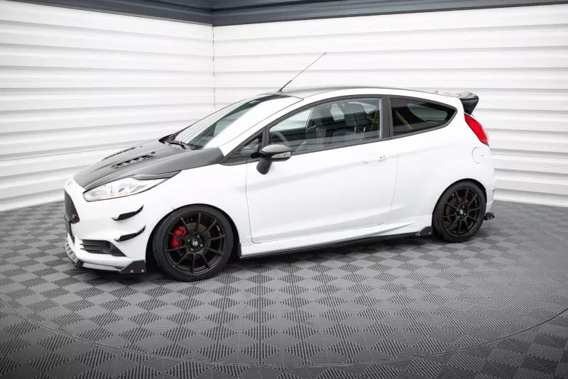 Maxton Design Seitenschweller (Paar) für Ford Fiesta ST / ST-Line Mk7 Hochglanz schwarz – Ansicht 2
