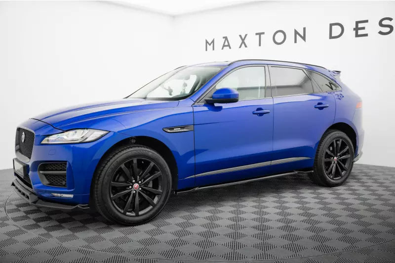 Maxton Design Seitenschweller (Paar) für Jaguar F-Pace R-Sport Mk1 Hochglanz schwarz – Ansicht 2