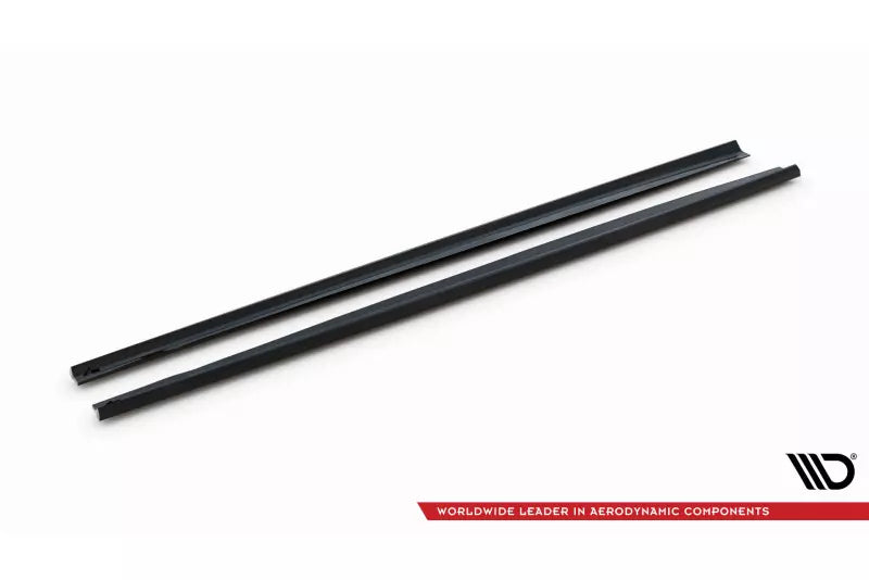 Maxton Design Seitenschweller (Paar) für Mercedes S Coupe AMG-Line C217 Facelift Hochglanz schwarz – Ansicht 4