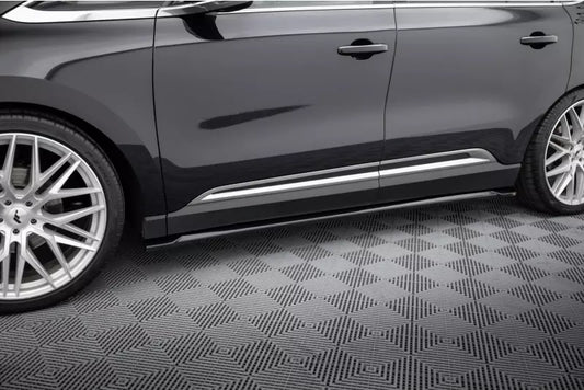 Maxton Design Seitenschweller (Paar) für Renault Espace Mk5 Facelift Hochglanz schwarz – Ansicht 1