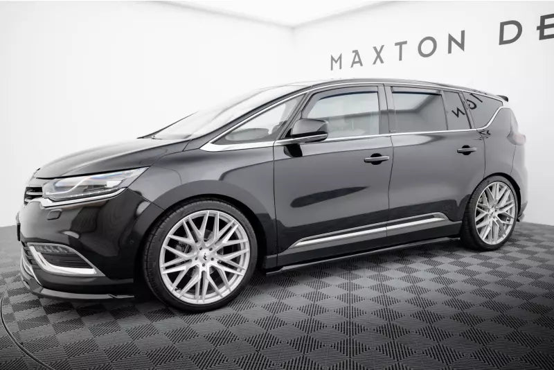 Maxton Design Seitenschweller (Paar) für Renault Espace Mk5 Facelift Hochglanz schwarz – Ansicht 2