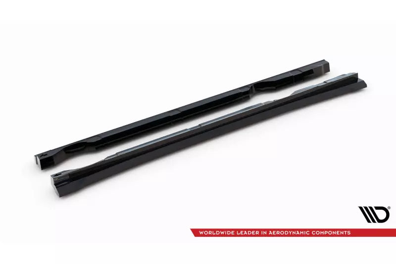 Maxton Design Seitenschweller (Paar) für Renault Espace Mk5 Facelift Hochglanz schwarz – Ansicht 4