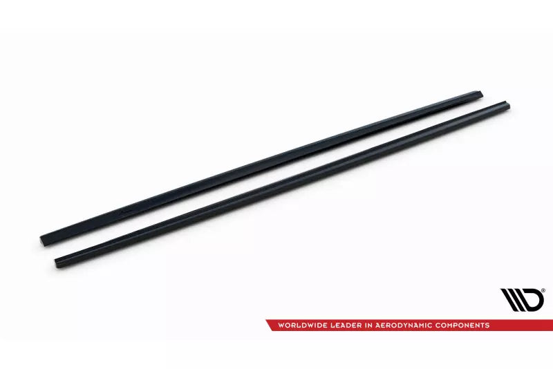 Maxton Design Seitenschweller (Paar) für VW Passat B7 Limousine / Variant Hochglanz schwarz – Ansicht 4