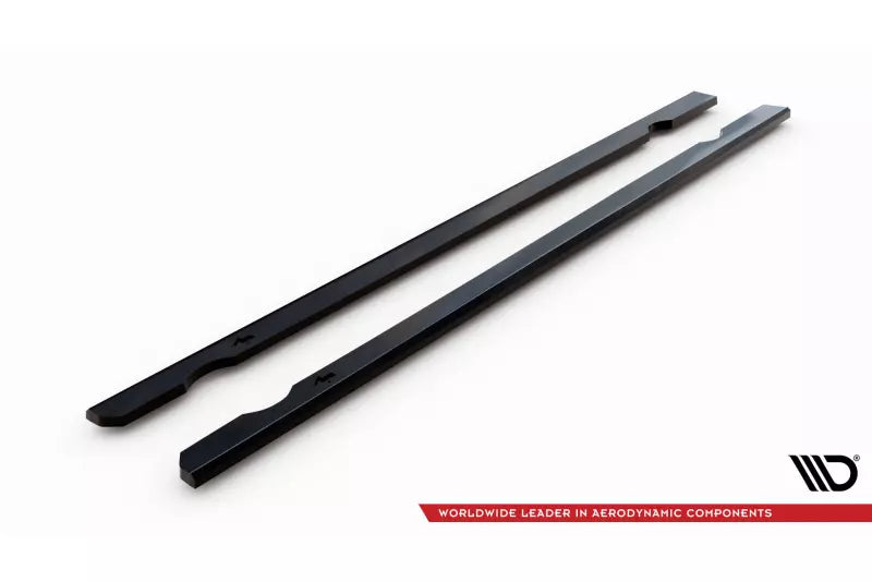 Maxton Design Seitenschweller (Paar) für VW Golf 7 R Hochglanz schwarz – Ansicht 4