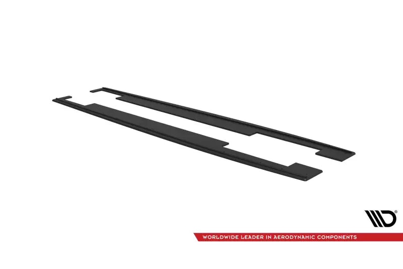 Maxton Design Street Pro Seitenschweller (Paar) für Audi A7 S-Line C7 schwarz matt – Ansicht 4