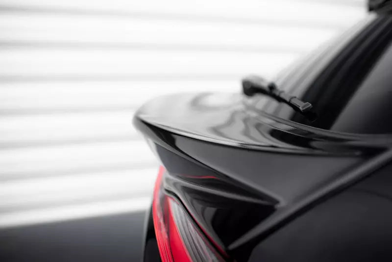Maxton Design Heckspoiler 3D (unten) für Porsche Macan GTS Mk1 Facelift 2 Hochglanz schwarz – Ansicht 3