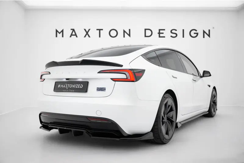 Maxton Design Heckspoiler 3D für Tesla Model 3 Hochglanz schwarz – Ansicht 2