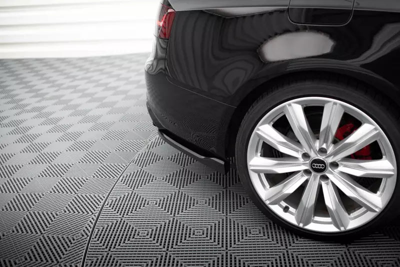 Maxton Design Diffusor Flaps für Audi S5 / A5 S-Line Coupe / Cabrio B8 8T Hochglanz schwarz – Ansicht 3