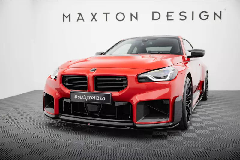 Maxton Design Frontlippe für BMW M2 G87 Hochglanz schwarz – Ansicht 1
