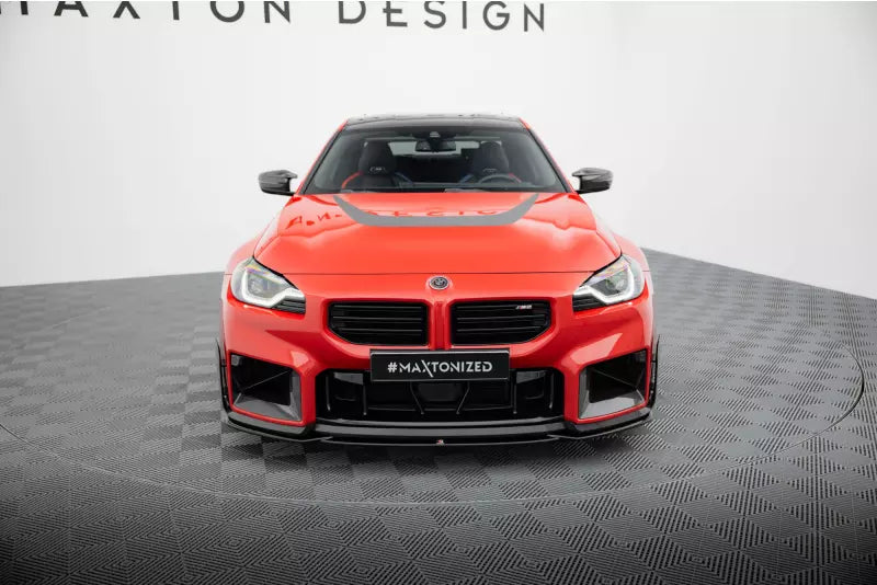 Maxton Design Frontlippe für BMW M2 G87 Hochglanz schwarz – Ansicht 2
