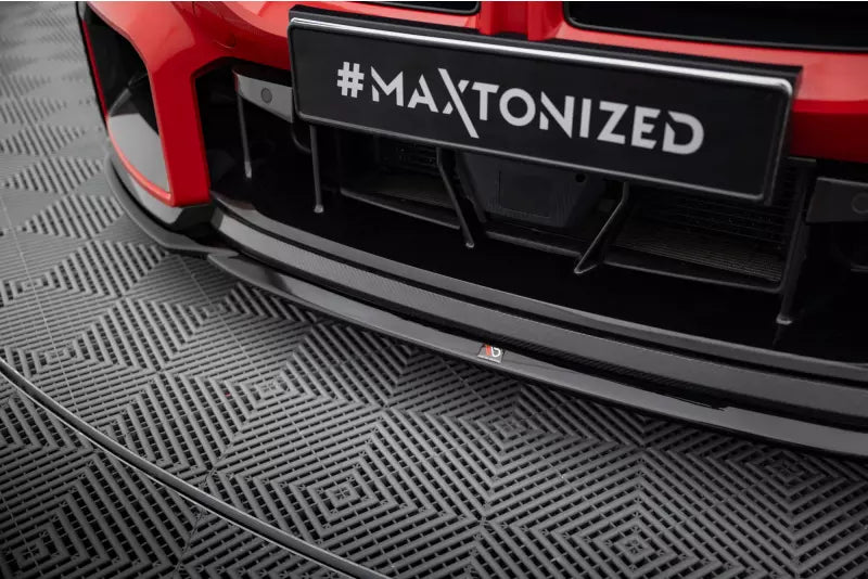 Maxton Design Frontlippe für BMW M2 G87 Hochglanz schwarz – Ansicht 4