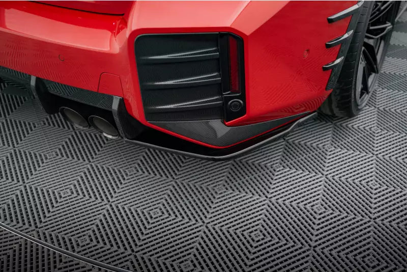 Maxton Design Diffusor Flaps für BMW M2 G87 Hochglanz schwarz – Ansicht 1