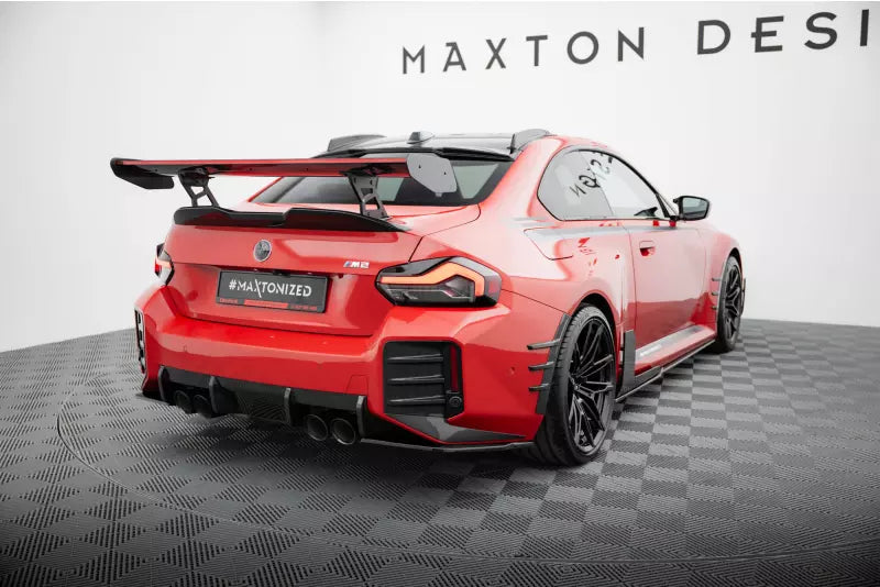 Maxton Design Diffusor Flaps für BMW M2 G87 Hochglanz schwarz – Ansicht 2