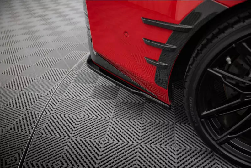 Maxton Design Diffusor Flaps für BMW M2 G87 Hochglanz schwarz – Ansicht 3