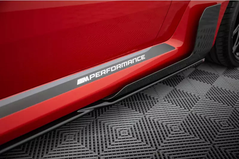 Maxton Design Seitenschweller (Paar) für BMW M2 G87 Hochglanz schwarz – Ansicht 2