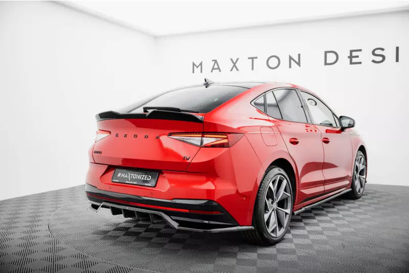 Maxton Design Heckspoiler 3D für Skoda Enyaq Coupe iV Hochglanz schwarz – Ansicht 2