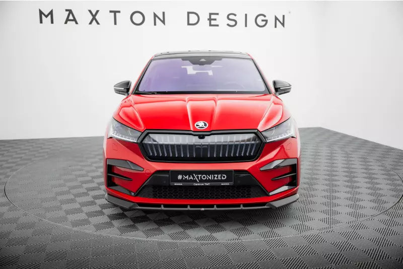 Maxton Design Frontlippe für Skoda Enyaq Coupe iV Hochglanz schwarz – Ansicht 2