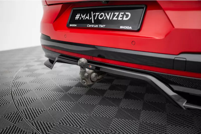 Maxton Design Heckdiffusor für Skoda Enyaq Coupe iV Hochglanz schwarz – Ansicht 3